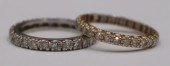 JEWELRY. (2) DIAMOND ETERNITY