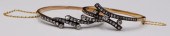 JEWELRY. 2 FRENCH 18KT GOLD AN