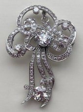 JEWELRY. (2) GIA 1.8+ CT DIAMO