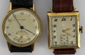 JEWELRY. (2) MEN'S VINTAGE 14K