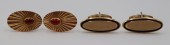 JEWELRY. (2) PAIRS OF 14KT GOL