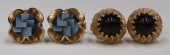 JEWELRY. (2) PAIRS OF 14KT GOL