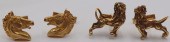 JEWELRY. (2) PAIRS OF 14KT GOL