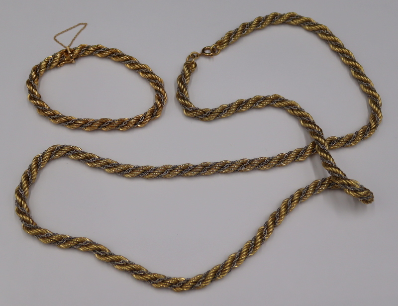 JEWELRY. 2 PC. ITALIAN 18KT