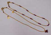 JEWELRY. (2) SIGNED GURHAM 0.9