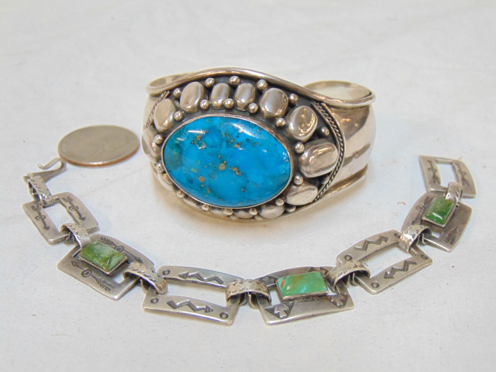 JEWELRY. 2 STERLING BRACELETS