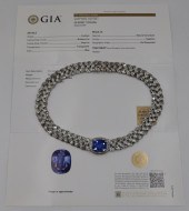 JEWELRY. 22.55CT NATURAL SAPPH