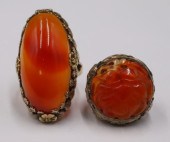 JEWELRY. (2)GOLD OR SILVER MOU