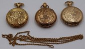 JEWELRY. (3) 14KT GOLD LADIES