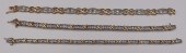 JEWELRY. (3) BI-COLOR GOLD AND