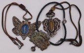 JEWELRY. (3) LARGE ASIAN INSPI