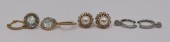 JEWELRY. (3) PAIR OF PETITE 14