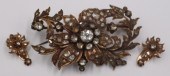 JEWELRY. 3 PC. ANTIQUE 14KT GO