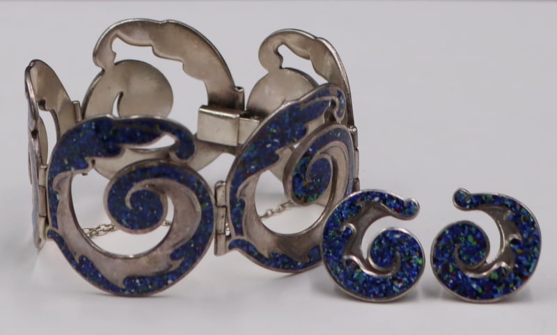 JEWELRY. 3 PC. MARGOT DE TAXCO
