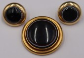 JEWELRY. (3) PCS 14KT GOLD AND
