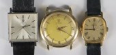 JEWELRY. (3) VINTAGE OMEGA WAT
