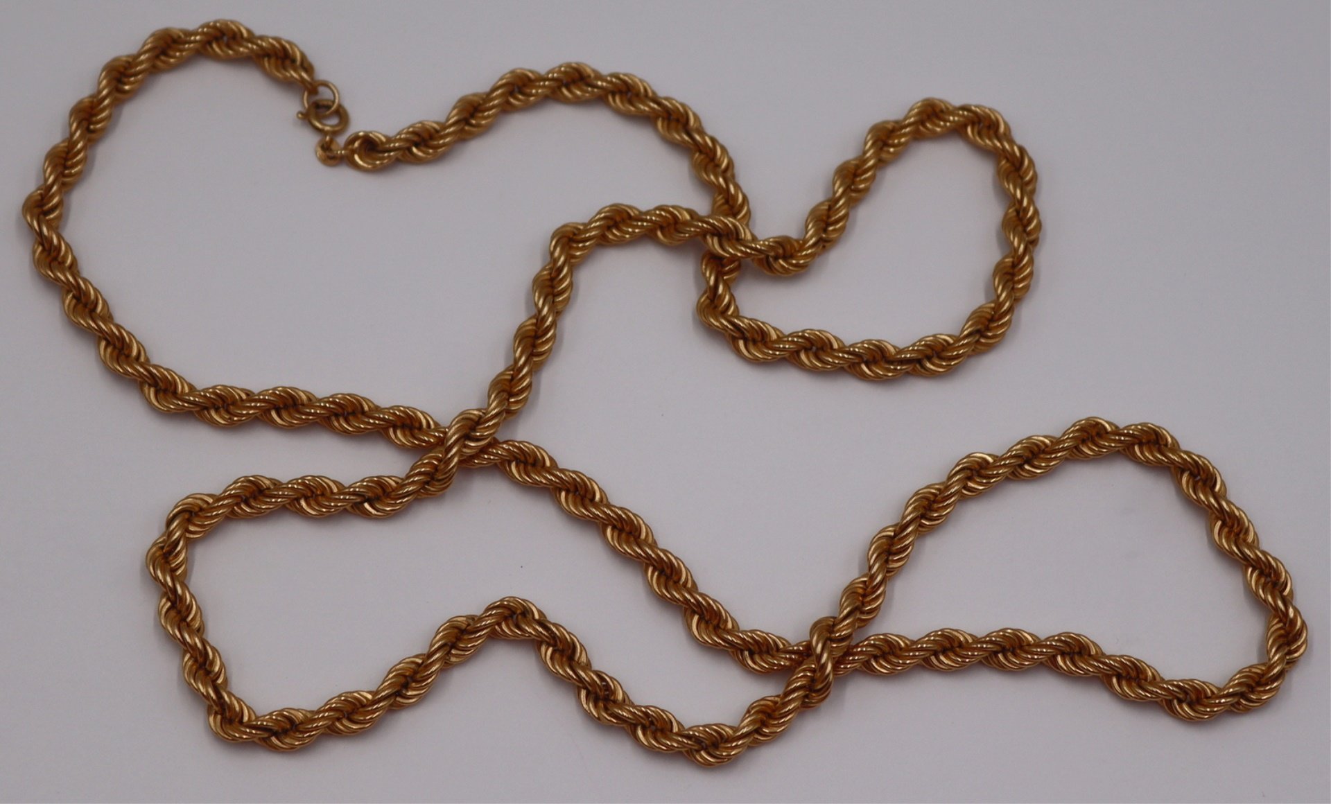 JEWELRY. 36.5" ITALIAN 14KT GOLD