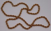 JEWELRY. 36.5" ITALIAN 14KT GO