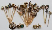JEWELRY. (38) ASSORTED GOLD ST