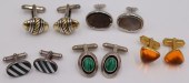 JEWELRY. (4) PAIRS OF STERLING