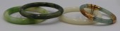 JEWELRY. (4) POSSIBLY JADE BAN