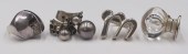 JEWELRY. (4) SIGNED STERLING M