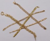 JEWELRY. (5) ASSORTED LADIES G