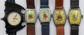 JEWELRY. (5) VINTAGE SUPERMAN