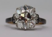 JEWELRY. 5.04CT OLD MINE CUT D