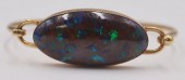 JEWELRY. 9CT GOLD AND OPAL BRA