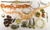 JEWELRY: A collection of jewel