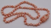 JEWELRY. ANGEL SKIN CORAL BEAD