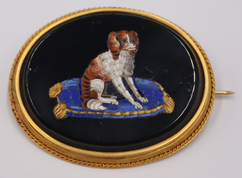 JEWELRY. ANTIQUE 14KT GOLD AND