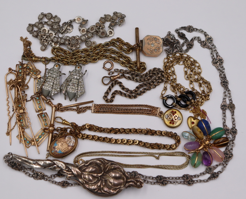 JEWELRY. ANTIQUE AND VICTORIAN
