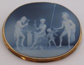 JEWELRY. ANTIQUE CARVED 'VULCA