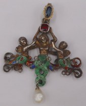 JEWELRY. ANTIQUE CONTINENTAL S