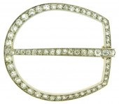 JEWELRY: ANTIQUE DIAMOND BUCKL