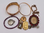 JEWELRY. ANTIQUE GOLD AND COST