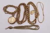 JEWELRY. ANTIQUE GOLD AND COST