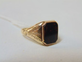 JEWELRY. ANTIQUE GOLD MEN'S BL
