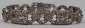 JEWELRY. ANTIQUE PLATINUM AND
