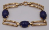 JEWELRY. ART DECO 14KT GOLD AN