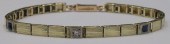 JEWELRY. ART DECO 14KT GOLD DI