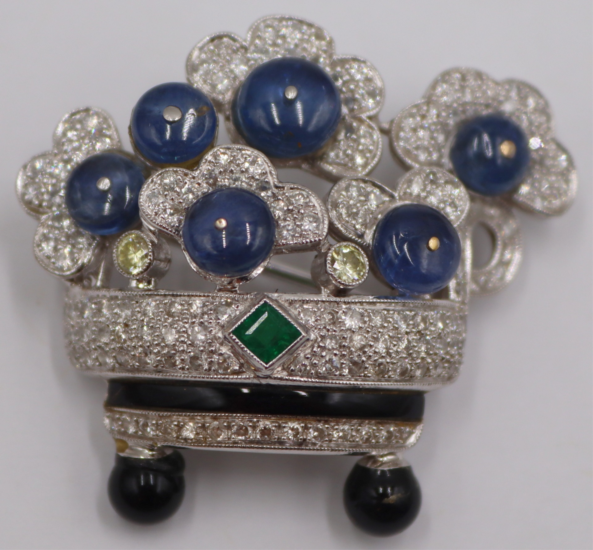 JEWELRY. ART DECO 18KT GOLD,
