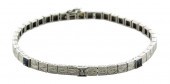 JEWELRY: ART DECO DIAMOND & SA