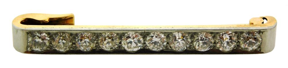 JEWELRY: ART DECO DIAMOND BAR