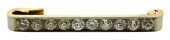 JEWELRY: ART DECO DIAMOND BAR