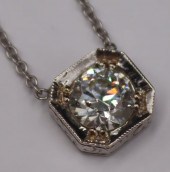 JEWELRY. ART DECO GIA 1.56 CT