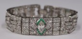 JEWELRY. ART DECO PLATINUM, DI