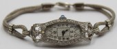 JEWELRY. ART DECO PLATINUM DIA